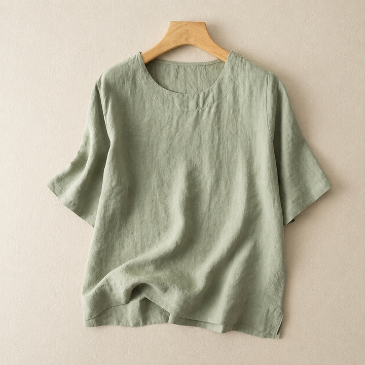 Clara | Linen Blouse - Helen & Olivia Manhattan
