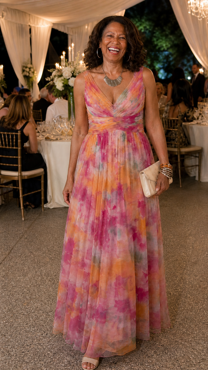 Soft Wrap Maxi Dress