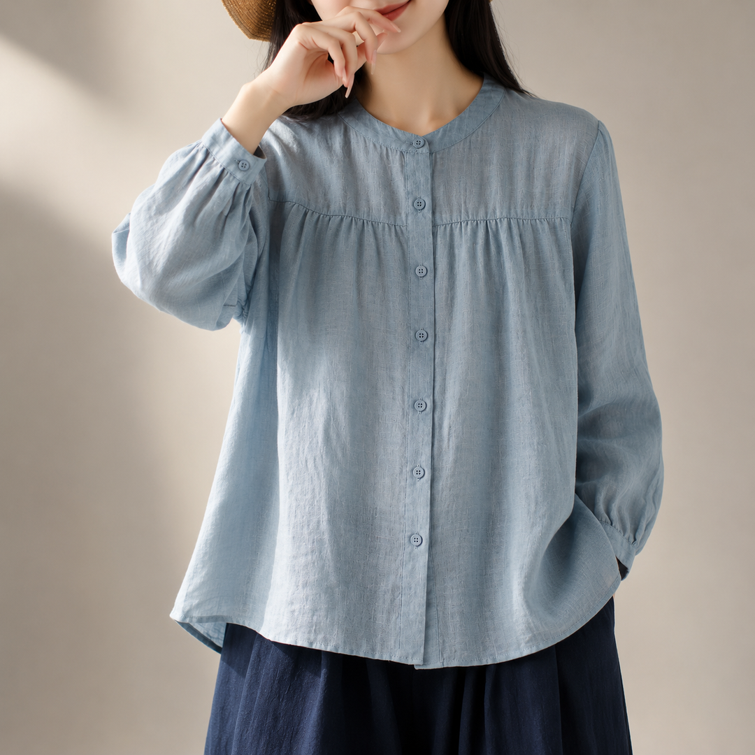 Liora | Relaxed Cotton Top - Helen & Olivia Manhattan