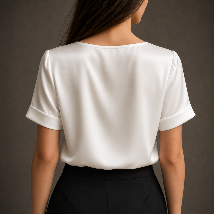 Audrey | V-Neck Blouse - Helen & Olivia Manhattan
