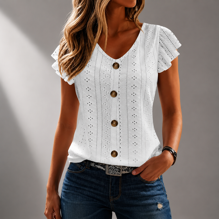 Aveline | Flutter Blouse - Helen & Olivia Manhattan