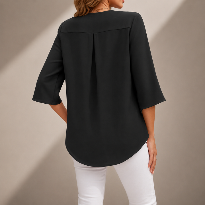 Juliette | Ruffle Blouse - Helen & Olivia Manhattan
