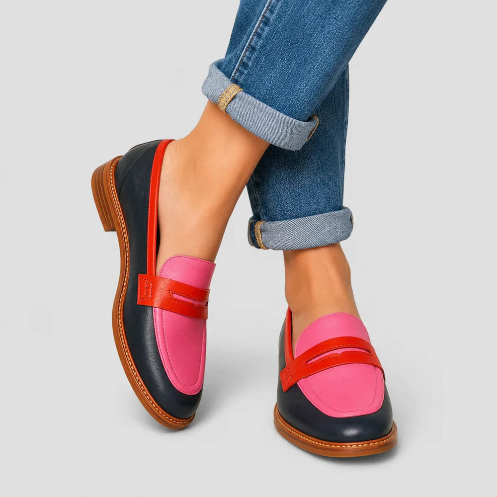 Franki | Two-Tone Loafer - Pink