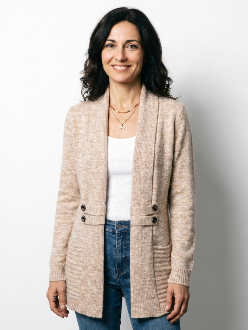 Avena | Refined Summer Cardigan - Beige