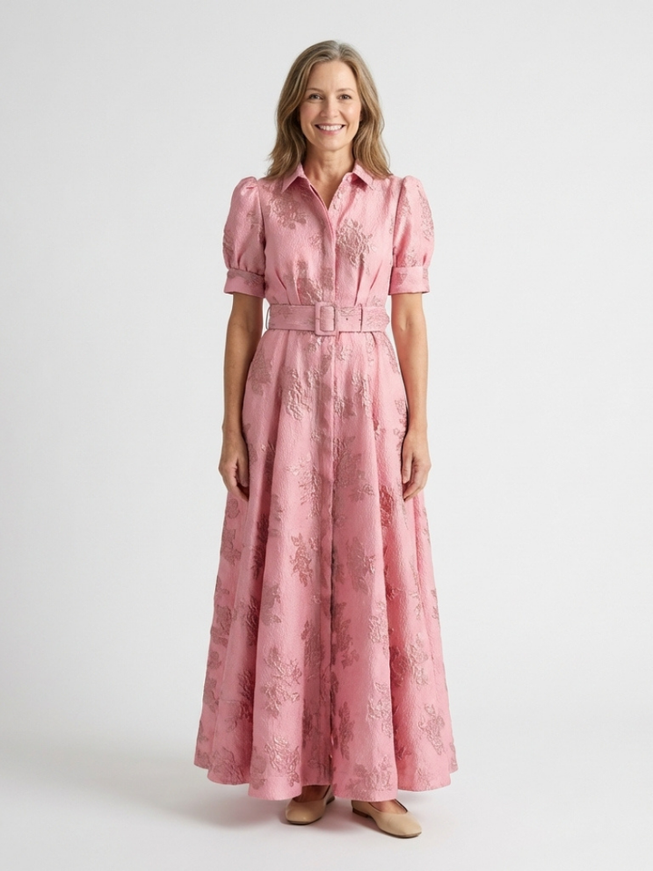 Xanthea | Breezy Floral Short Sleeve Maxi Dress