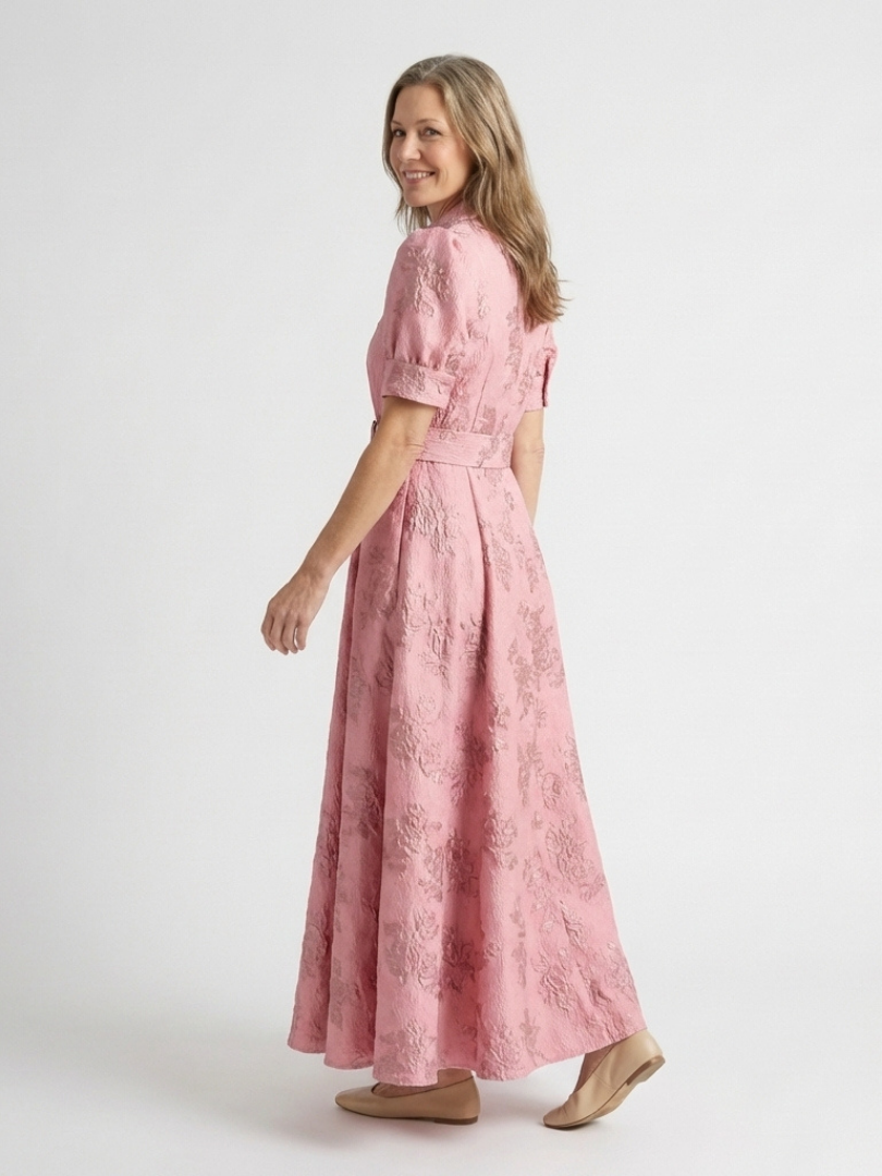 Xanthea | Breezy Floral Short Sleeve Maxi Dress