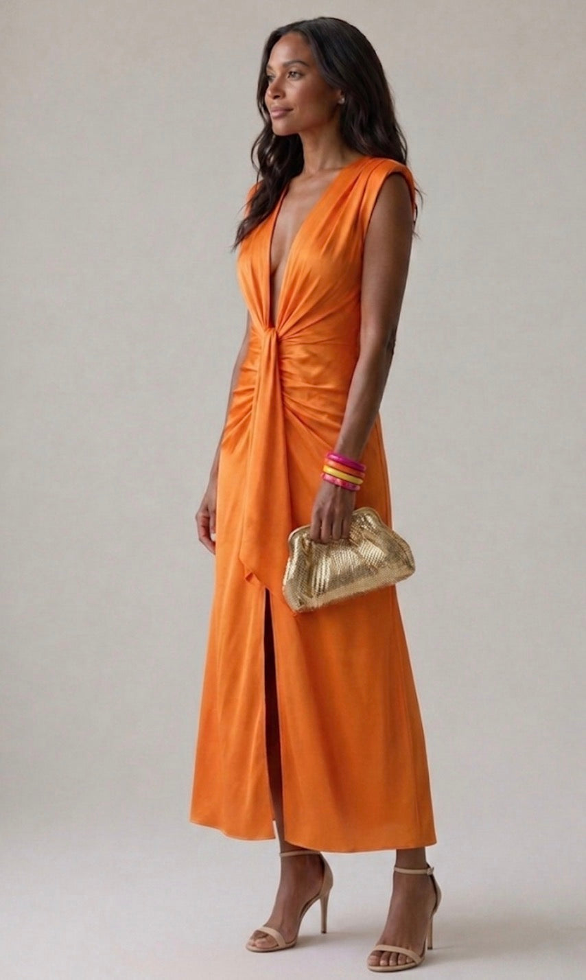 Elegant Pleated Dress