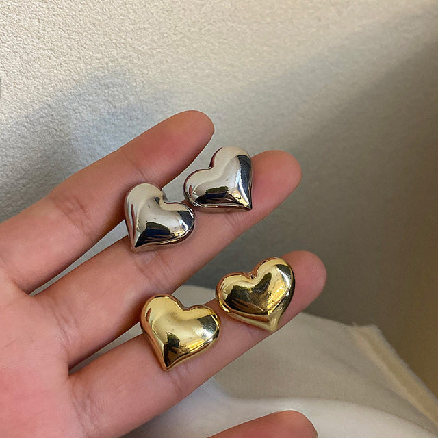 Earrings a Heart Elegant