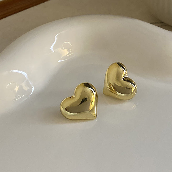 Earrings a Heart Elegant