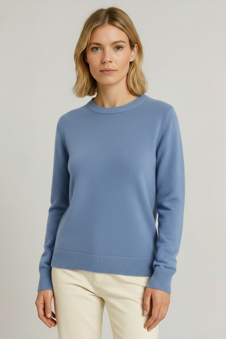 Jetty | Classic Crewneck Cashmere Blend Jumper
