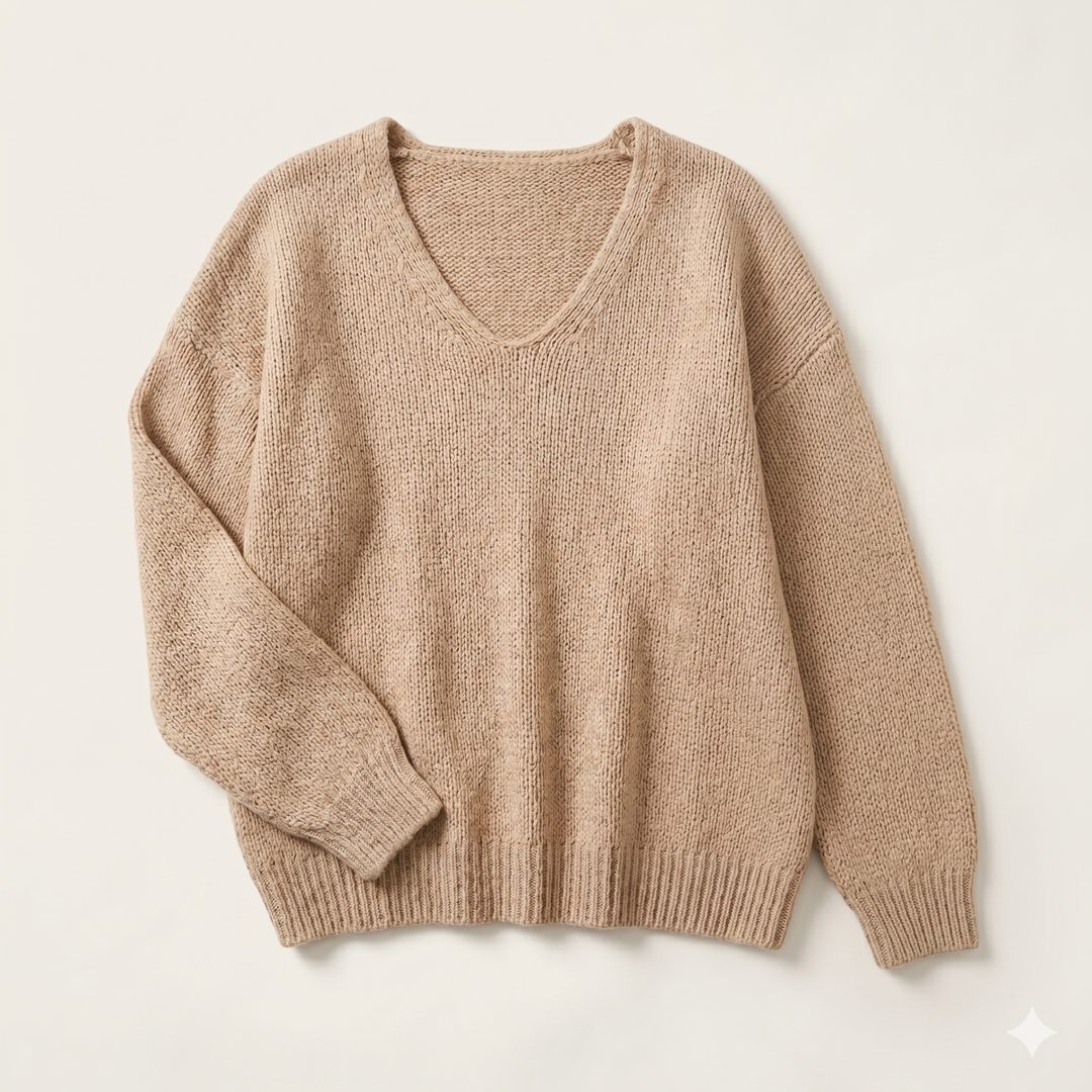 Cassidy | Soft V-Neck Knit Jumper