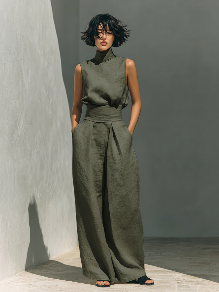 Chloe | Linen Blouse Completo
