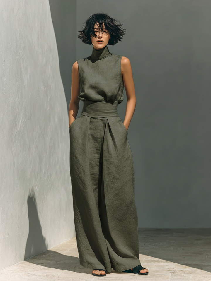 Chloe | Linen Blouse Completo