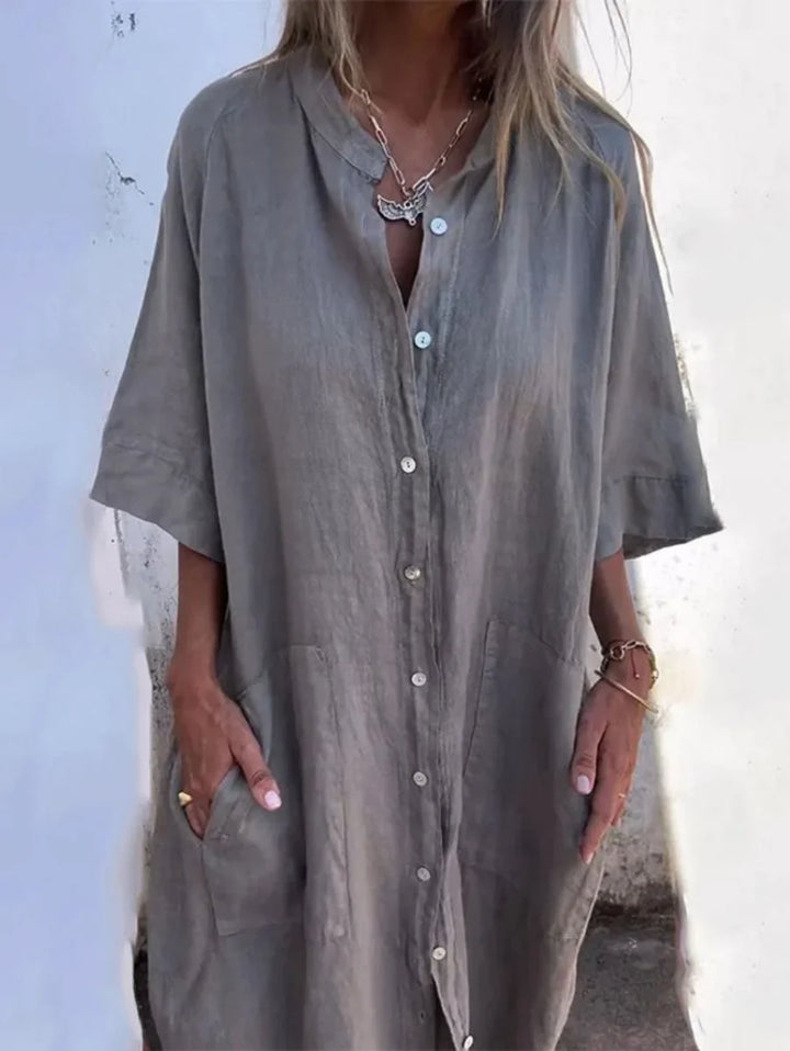 Dora | Effortless Shirt Dress