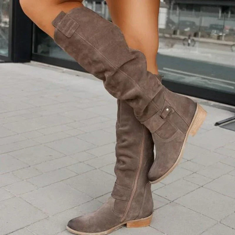 Celina | Soft Suede-Effect Winter Boots - 