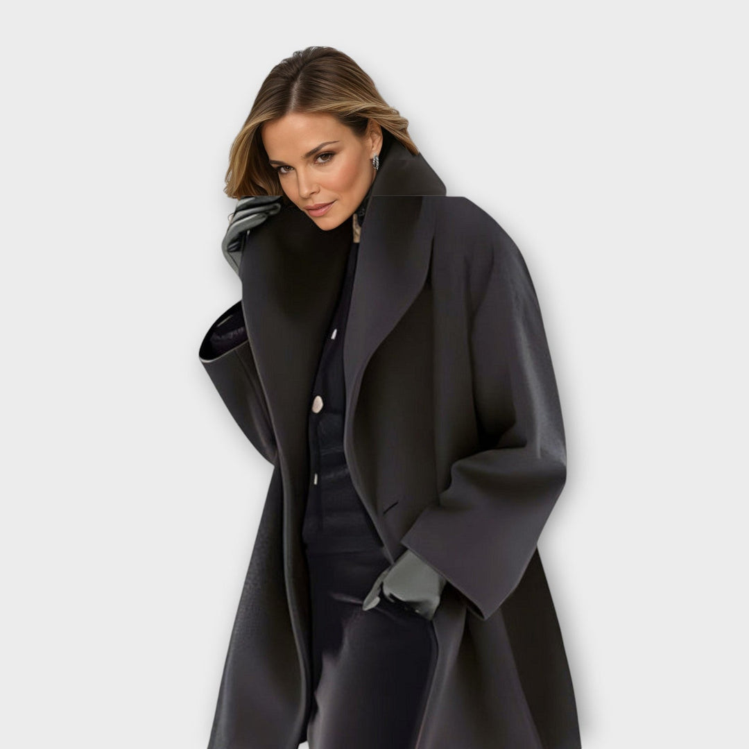 Valerie | Coat Long Détendue - Chameau