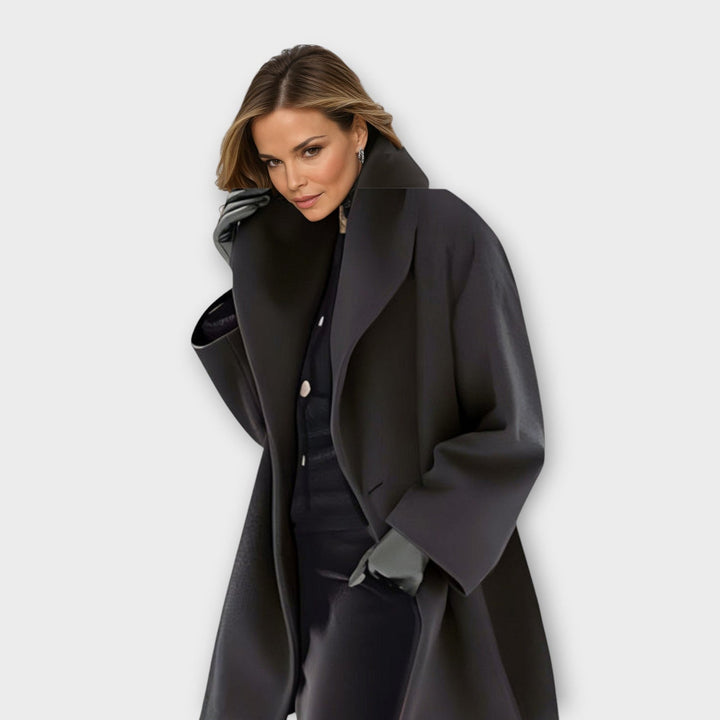 Valerie | Coat Long Détendue - Chameau