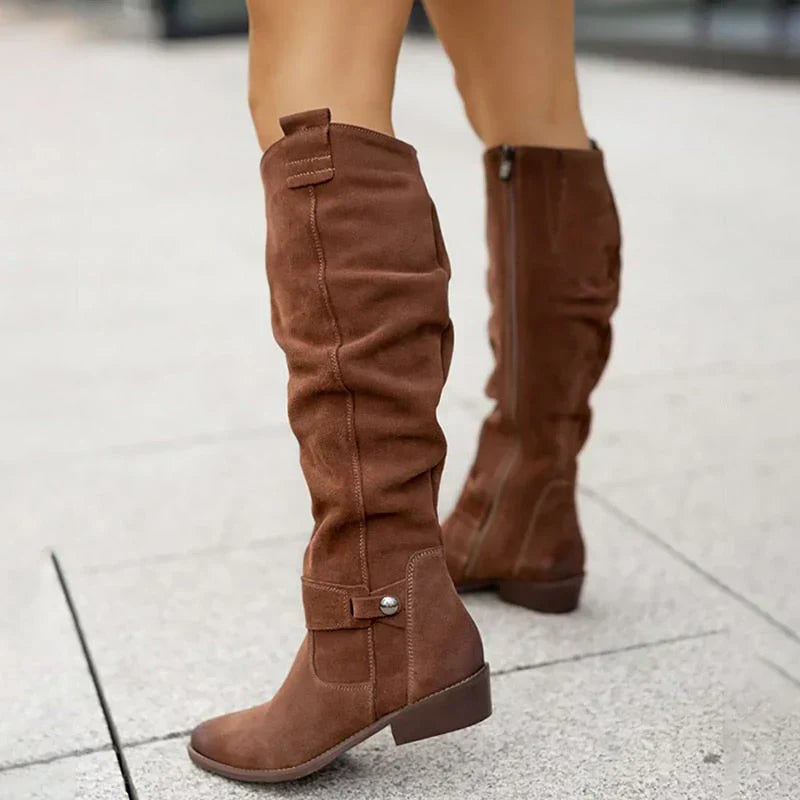 Celina | Soft Suede-Effect Winter Boots - 