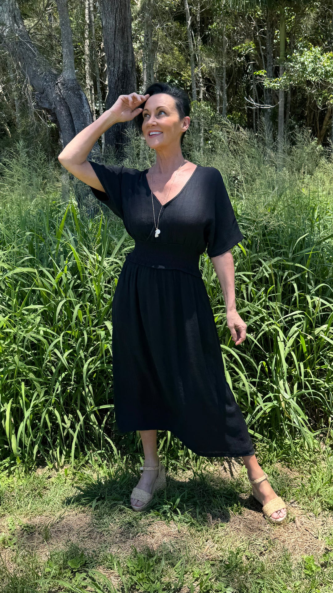 Nora | Bamboo Fiber Midi Dress