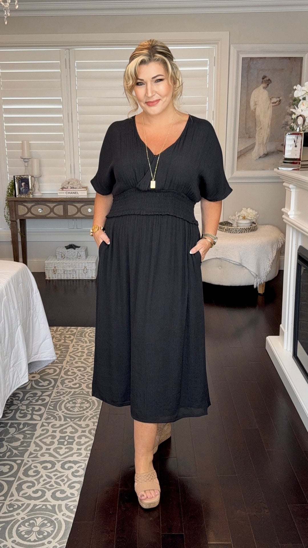 Nora | Bamboo Fiber Midi Dress