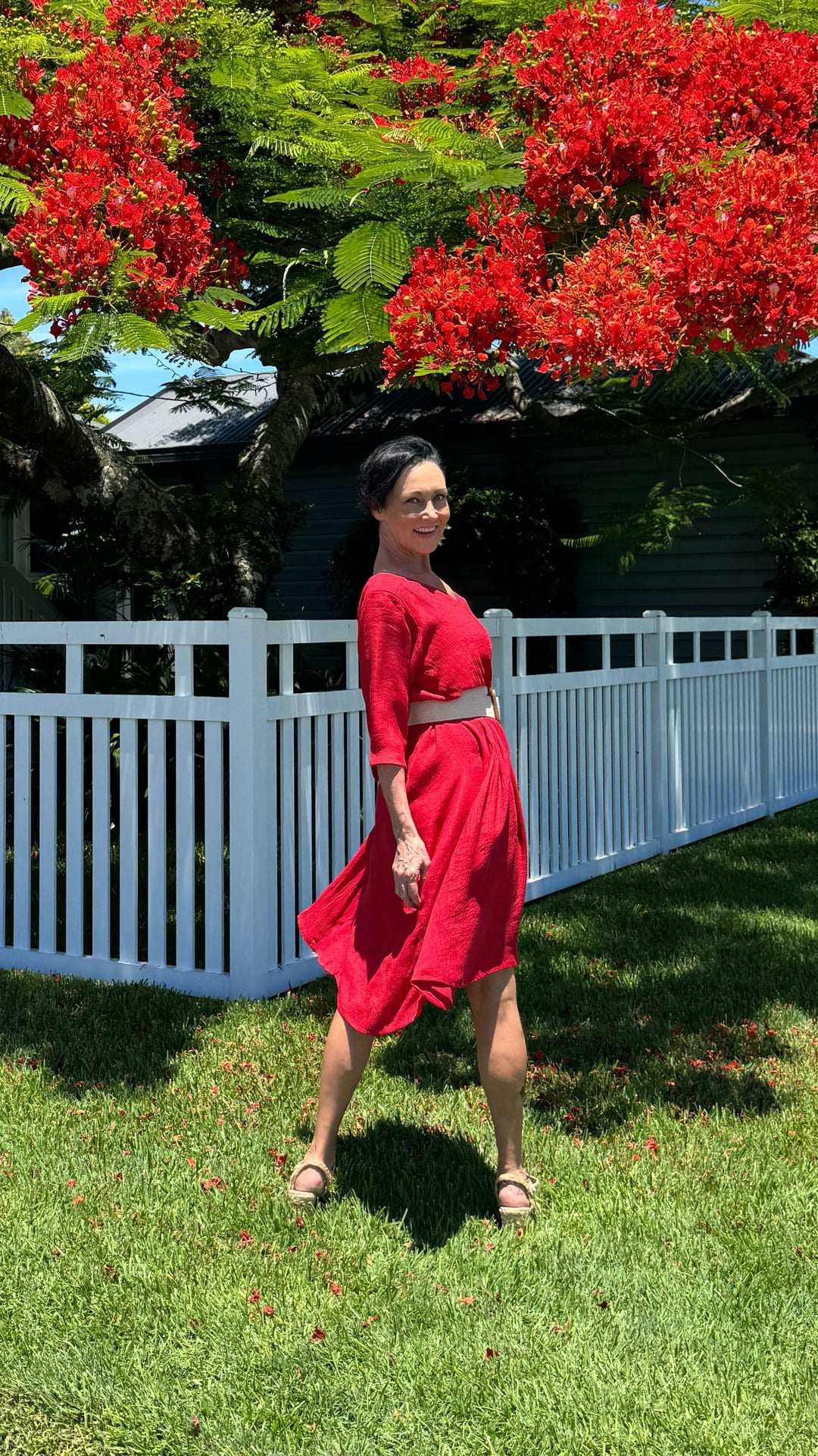 Juliet | Dress in Cotton Short Sleeve