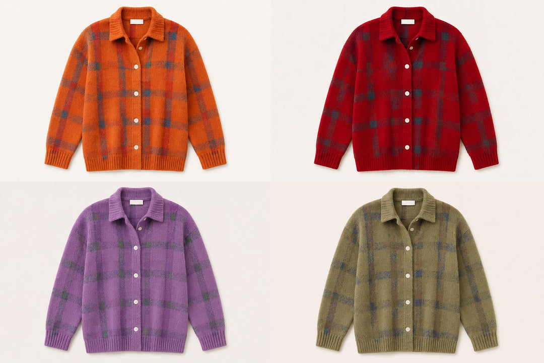 Corinne | Plaid Cardigan - Helen & Olivia Manhattan