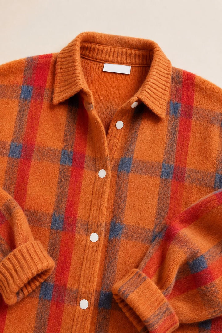 Corinne | Plaid Cardigan - Helen & Olivia Manhattan
