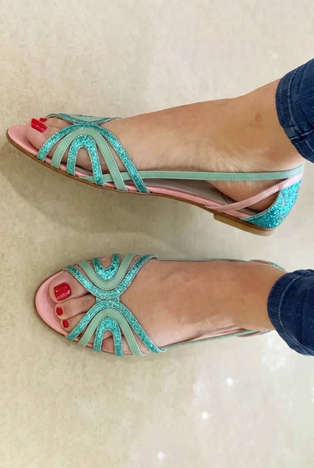 Raelene | Simple Gold Summer Sandals