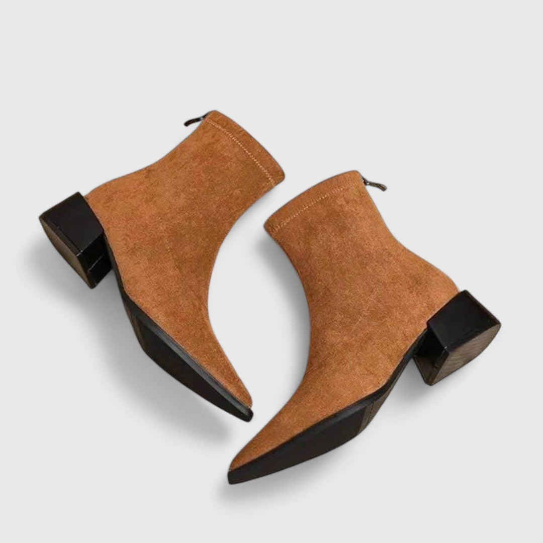 Lora Ankle Boots - Brown