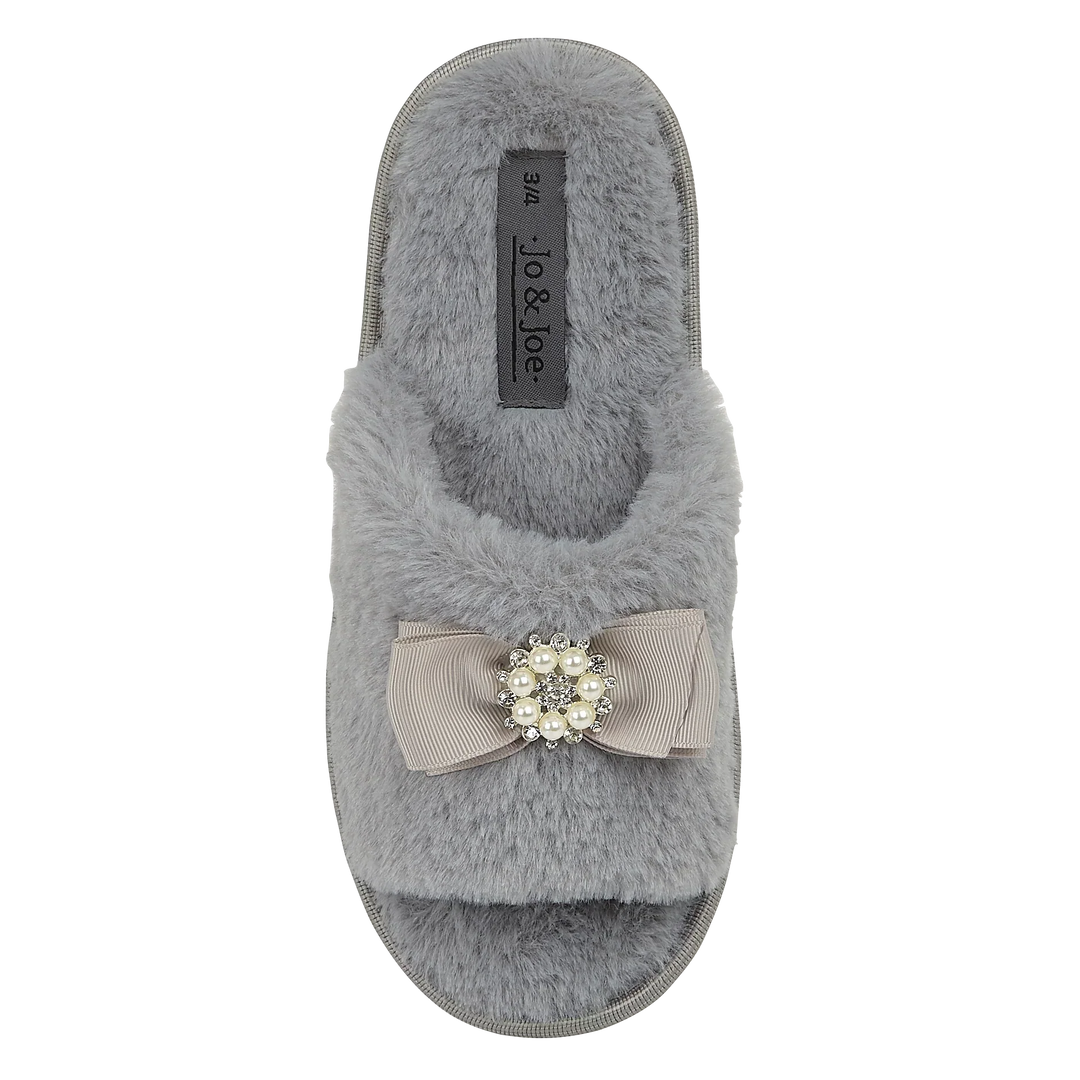 Coral | Slides Aperte in Ecopelliccia