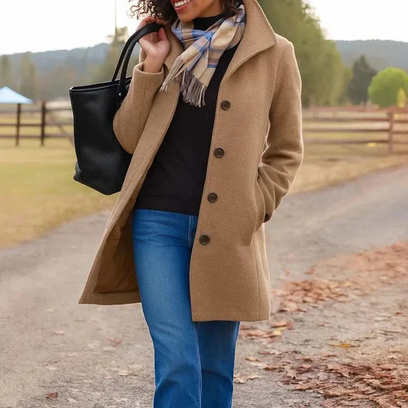 Serena | Timeless Heritage Coat - Brown