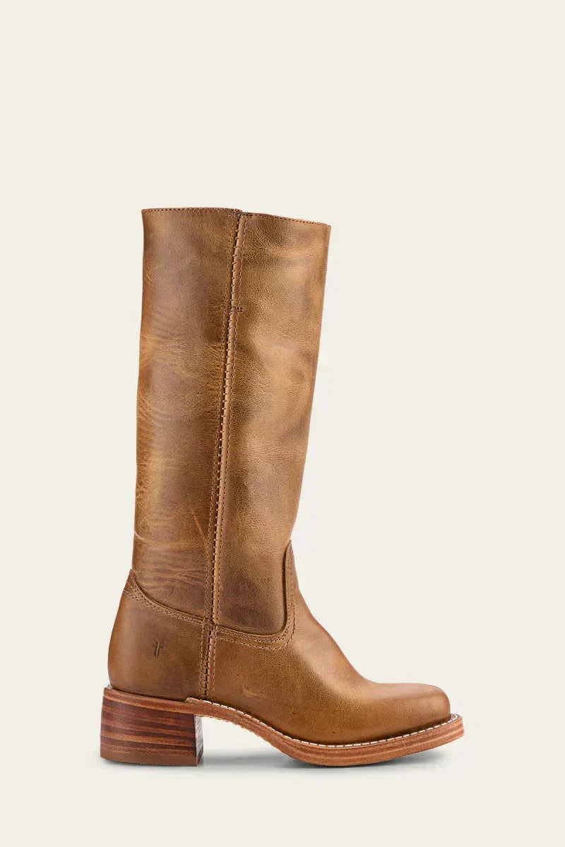 Van | Knee-High Boots with Slim Fit & Structured Sun