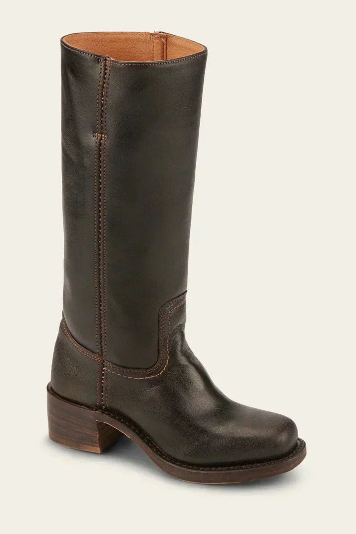 Van | Knee-High Boots with Slim Fit & Structured Sun