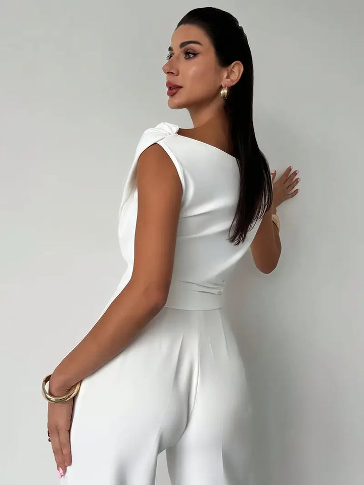 Jemima | Draped One-Shoulder Top
