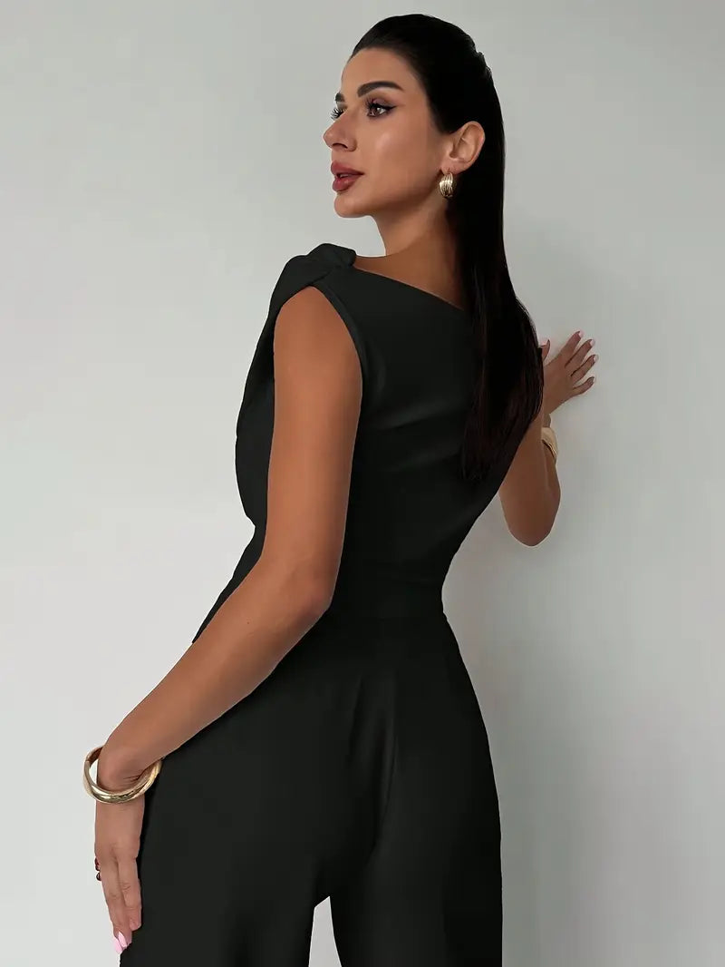 Jemima | Draped One-Shoulder Top