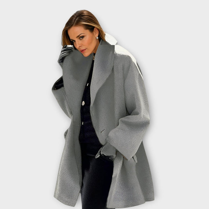 Valerie | Coat Long Détendue - White