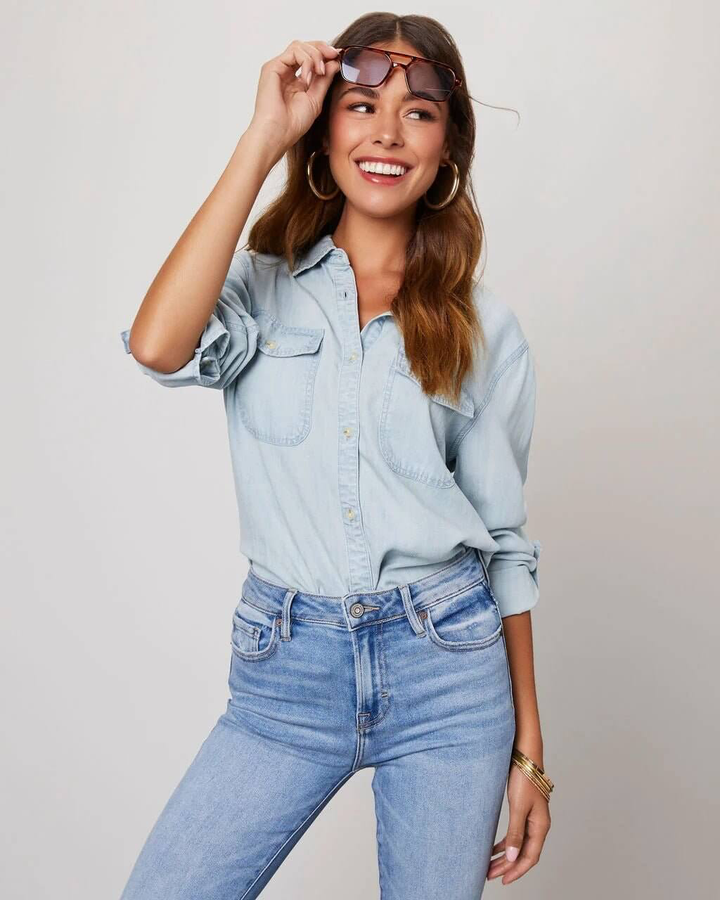 Sky | Classic Denim Shirt