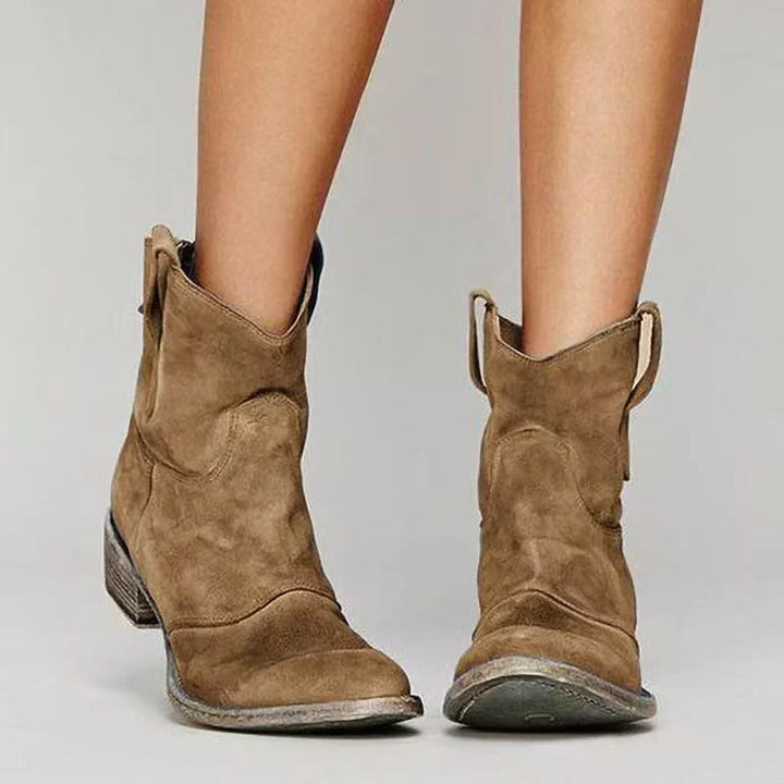 Rosalinda | Comfort Suede Boots - Helen & Olivia Manhattan