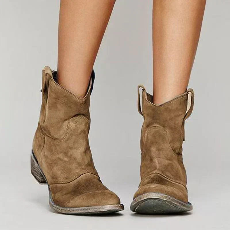 Rosalinda | Comfort Suede Boots - Helen & Olivia Manhattan