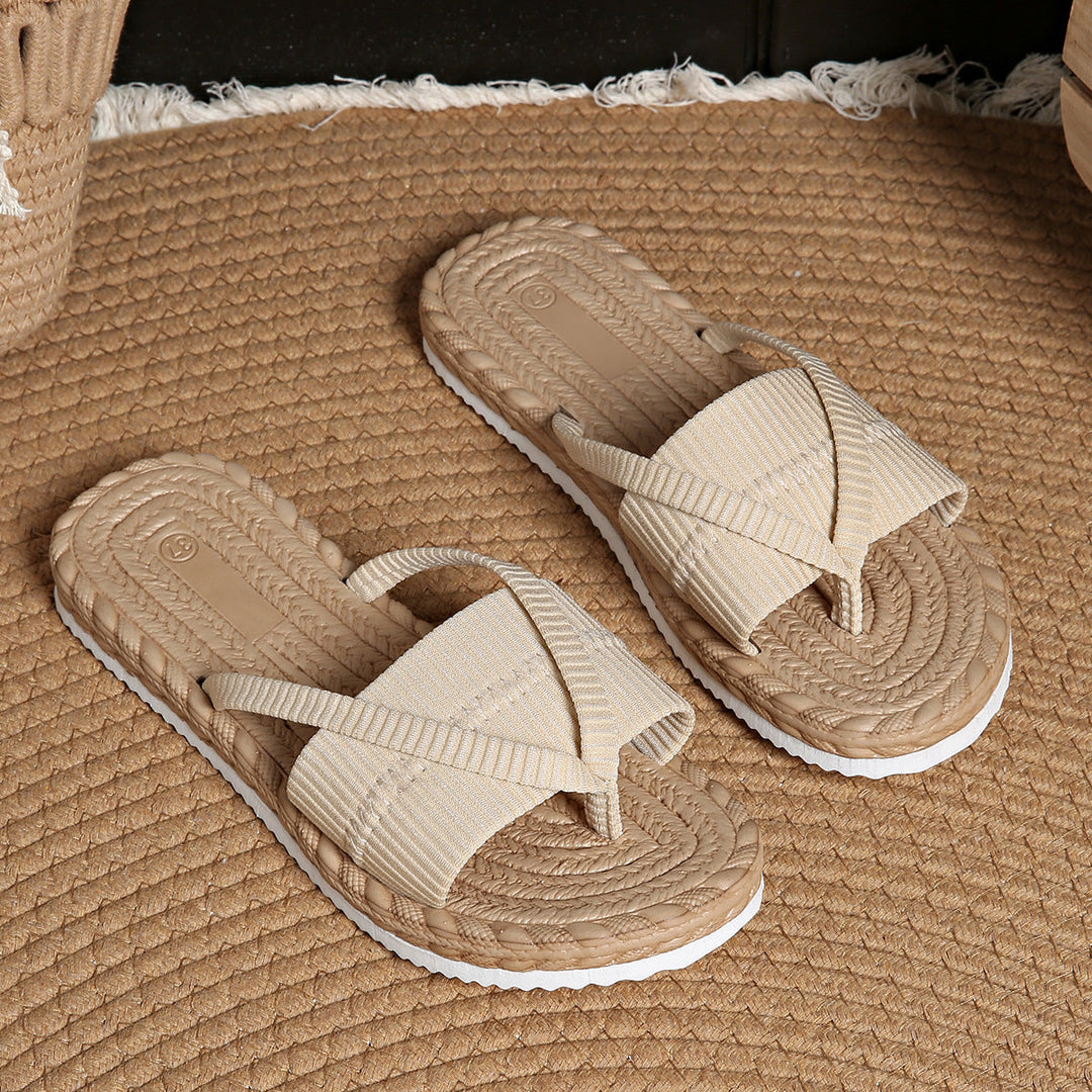 Brisa | Sandals Legeres A Sole Artisanale - Beige