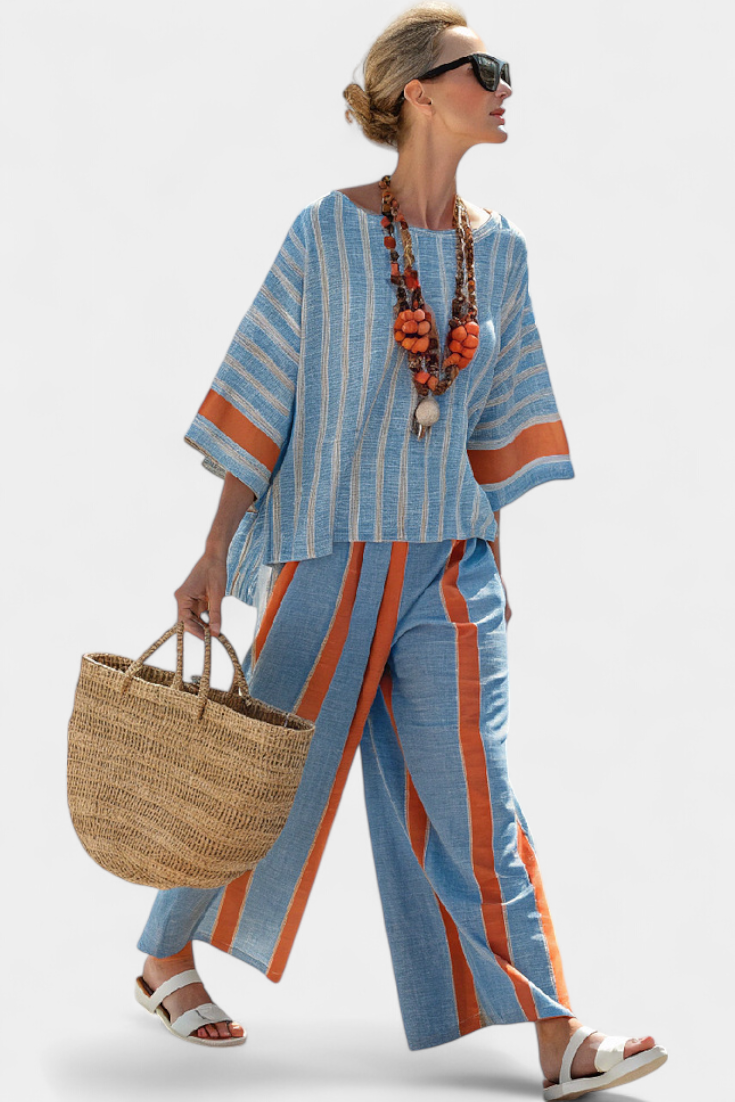 Velmere | Completo Striped Terracotta