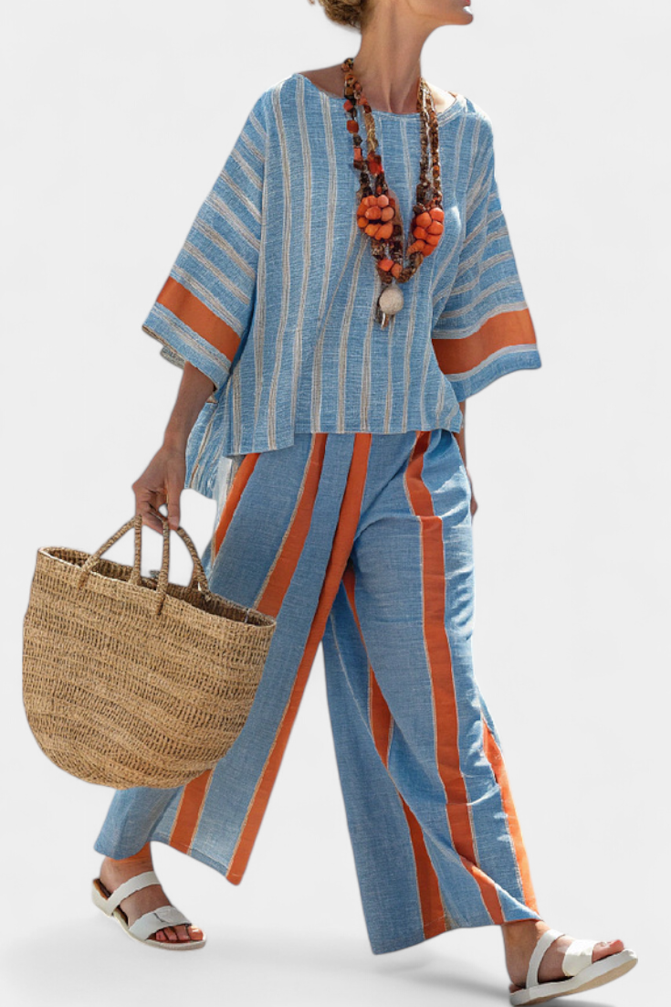 Velmere | Completo Striped Terracotta