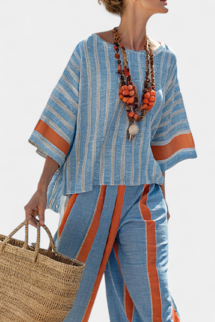 Velmere | Completo Striped Terracotta