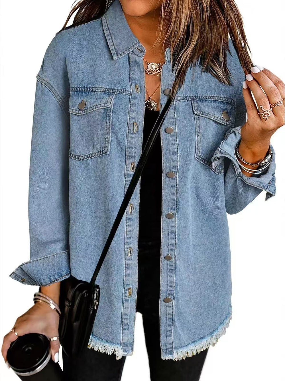 Louisa | Timeless Denim Jacket for Everyday Style - Light Blue