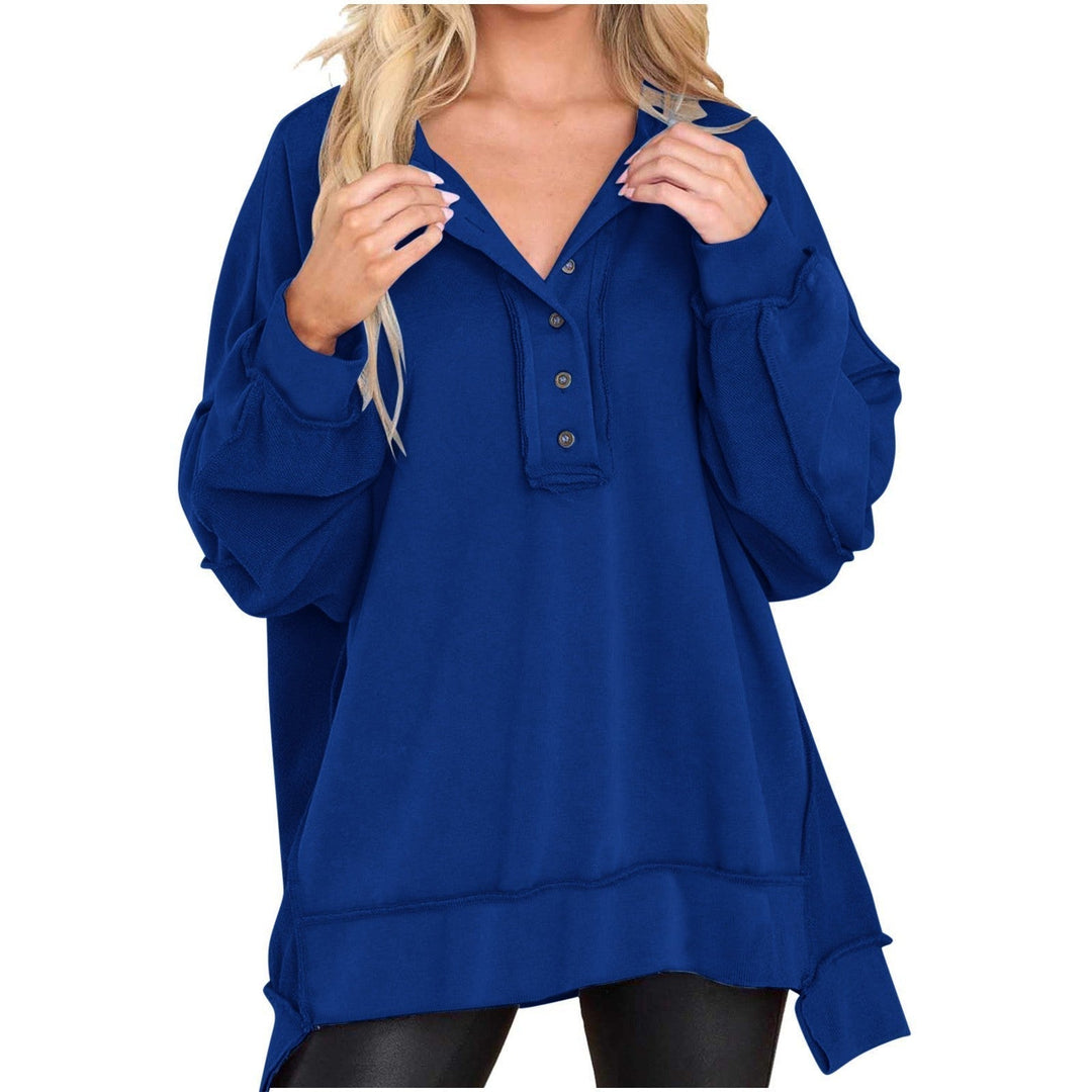 GABRIELLA | Cozy Casual Sweatshirt - Blue