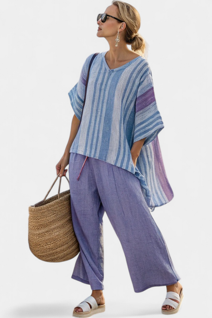 Zellora | Completo Lavanda & Sky Blue