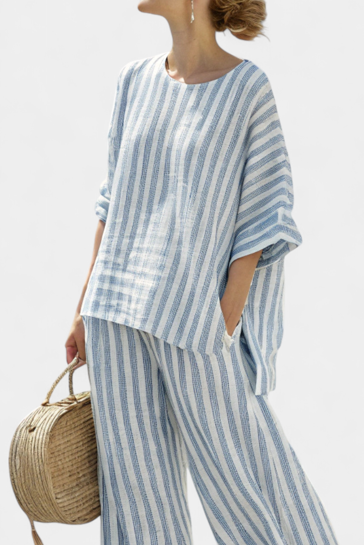 Rensleigh | Blue Striped Completo