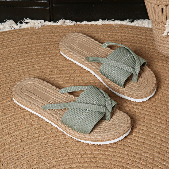 Brisa | Sandals Legeres A Sole Artisanale - Green