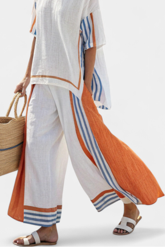 Thorneil | a Righe Pants & Top