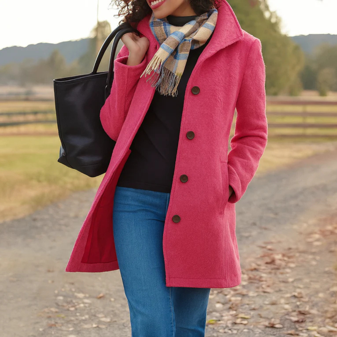 Serena | Timeless Heritage Coat - Pink